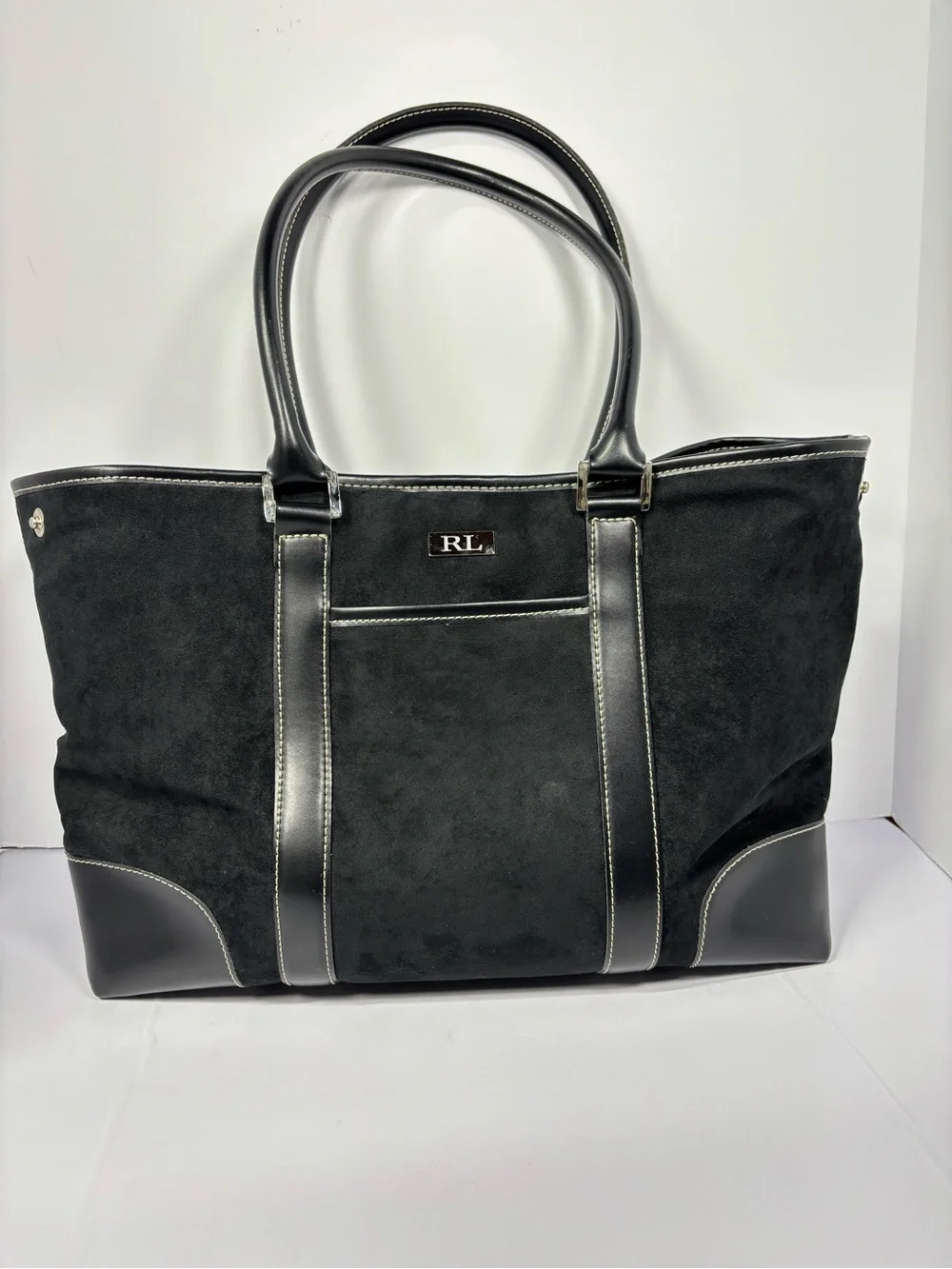 ✨Ralph Lauren Black Tote Bag - Picture 3 of 15